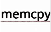 memcpy